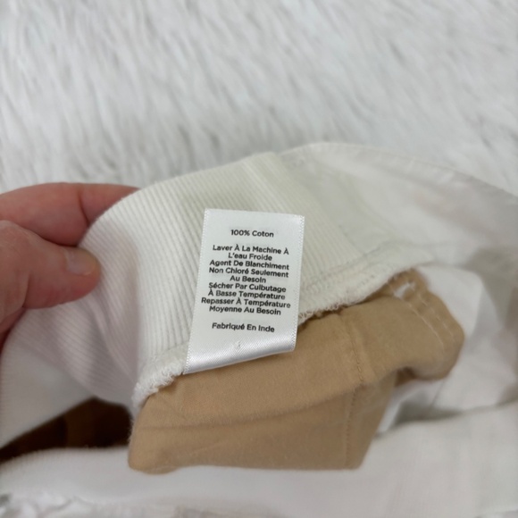 Talbots White Cargo Style Ankle Pants Size‎ 8 - Picture 6 of 8